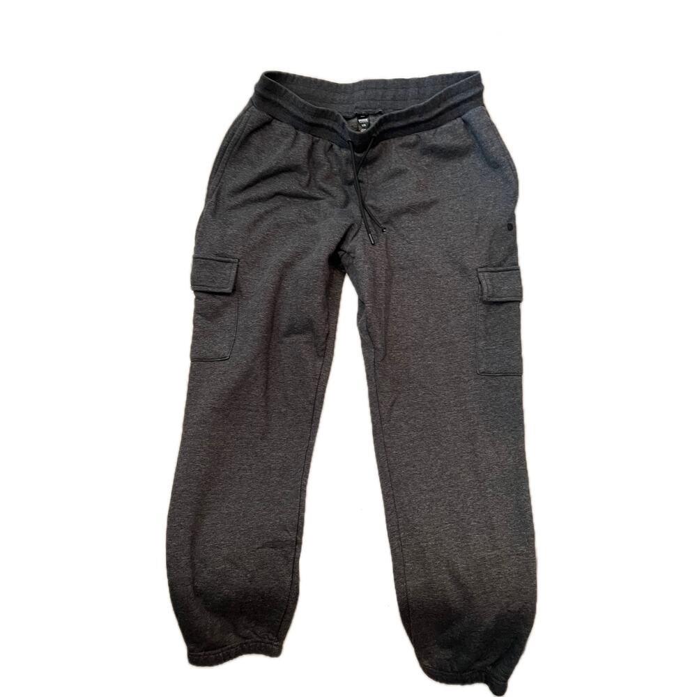 RBX Gray Cargo Baggy Joggers Sweat Pants Mens Large